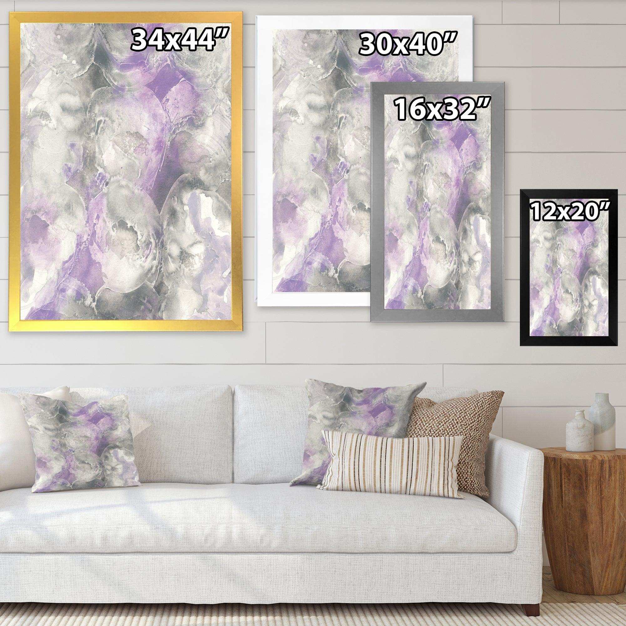 Watercolor Minimal Purple Tones III