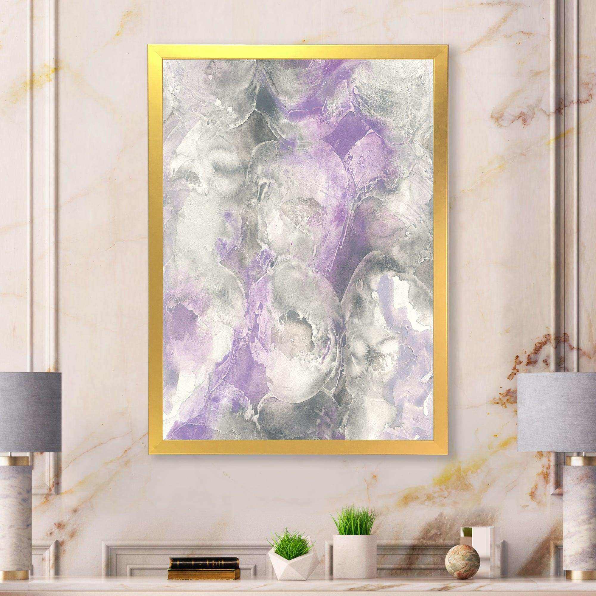 Watercolor Minimal Purple Tones III