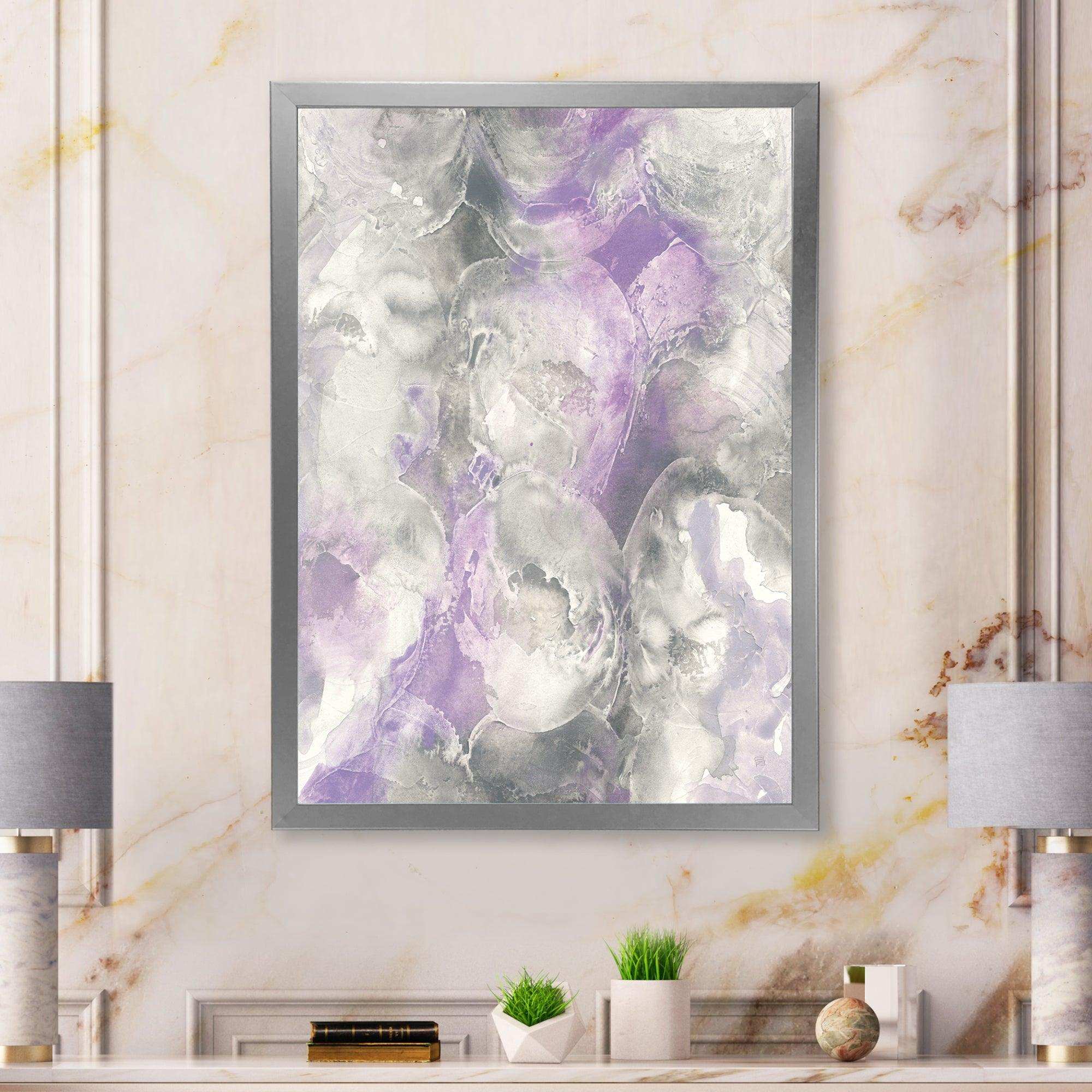 Watercolor Minimal Purple Tones III
