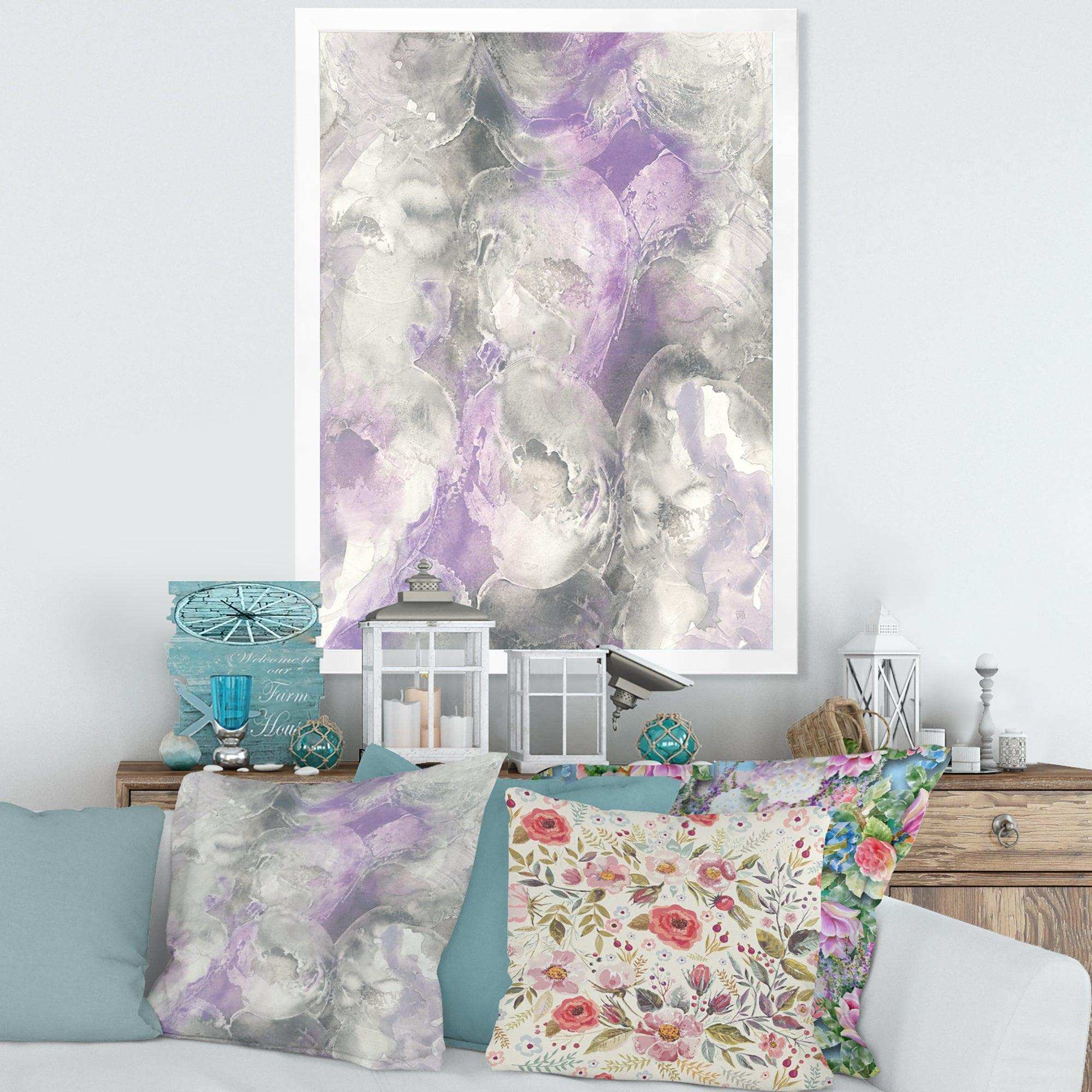 Watercolor Minimal Purple Tones III
