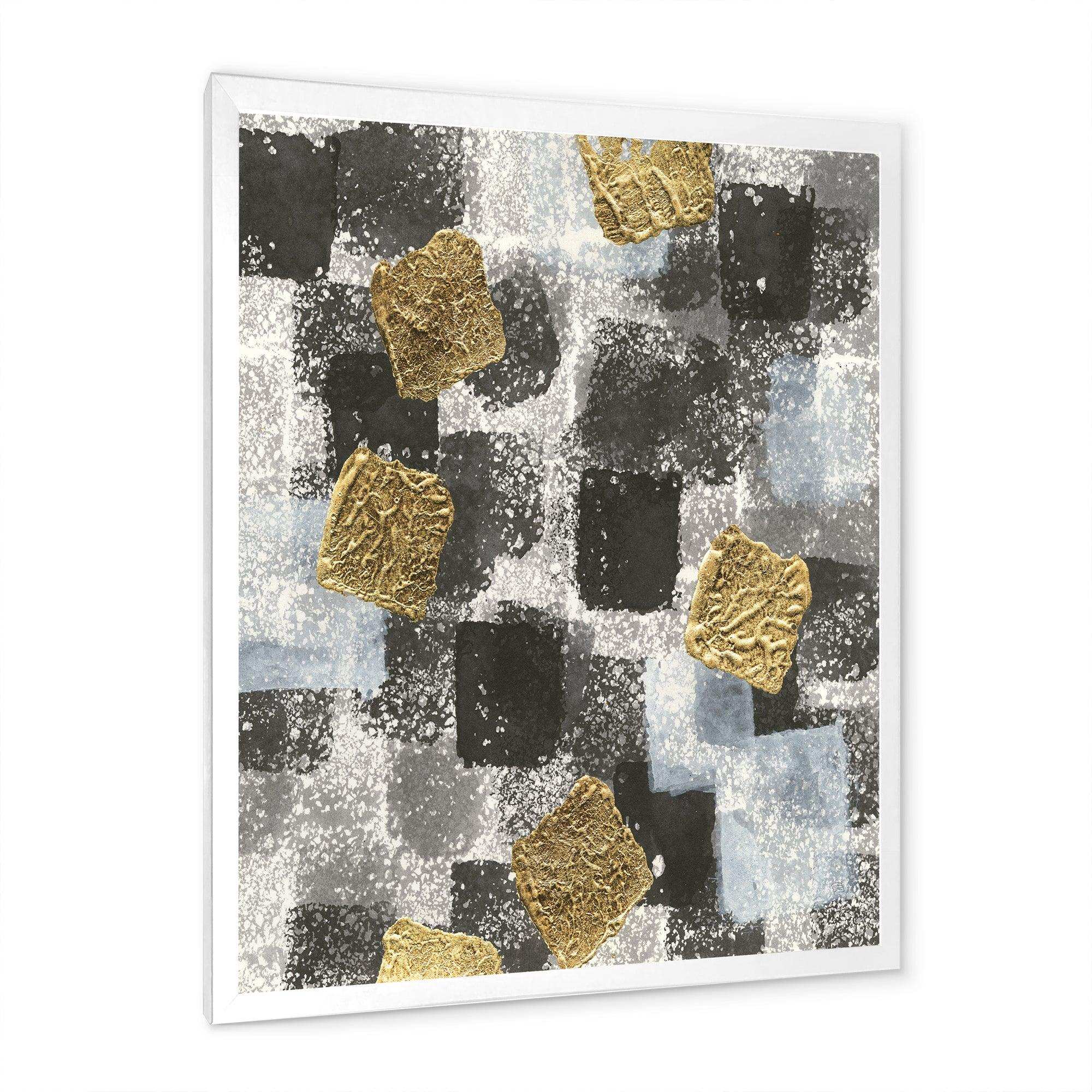 Gold Glamour Squares I