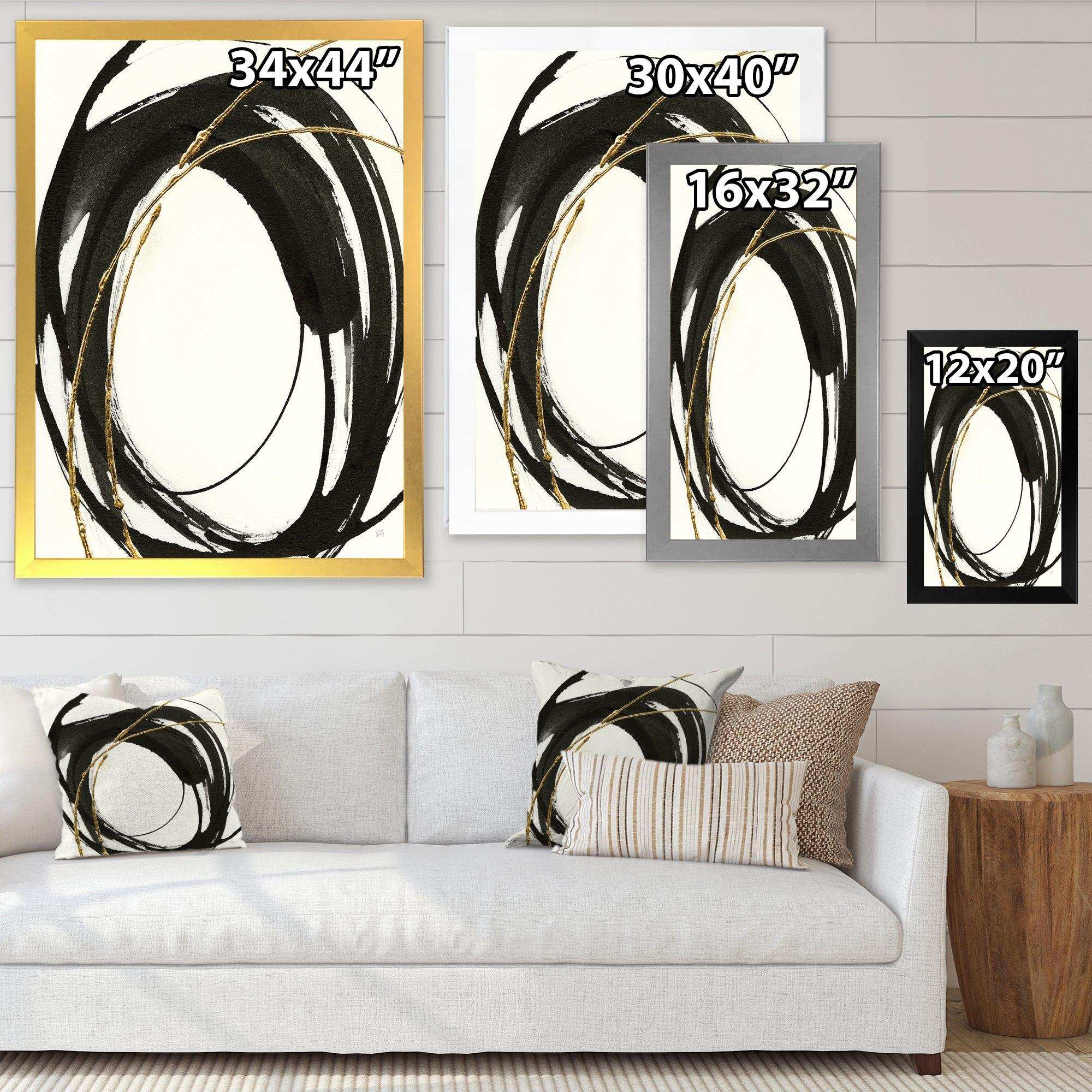 Gold Glamour Circle I