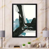 Geometric Black and Teal III