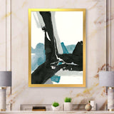 Geometric Black and Teal III