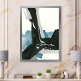 Geometric Black and Teal III