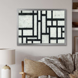 Black and White Labyrinth geometric