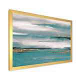 Glam Teal Watercolor II