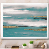 Glam Teal Watercolor II