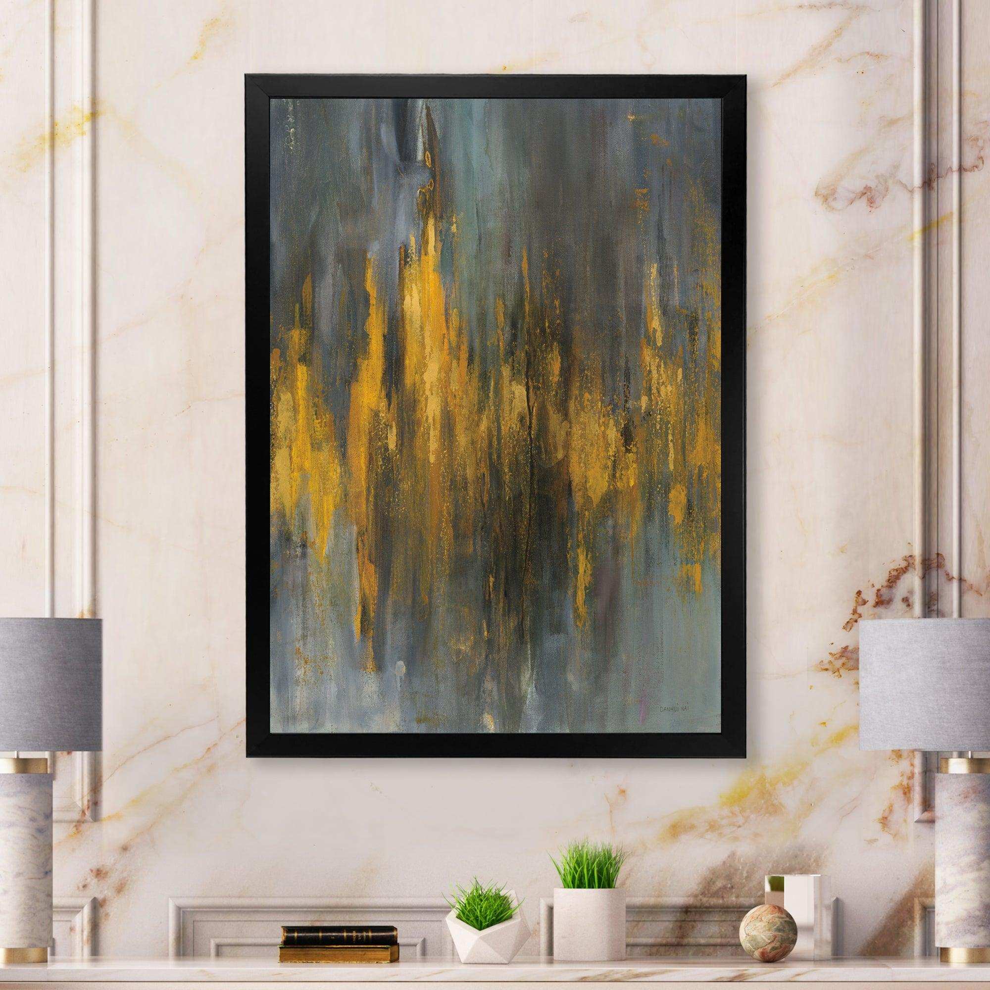 Black and Gold Glam Abstract