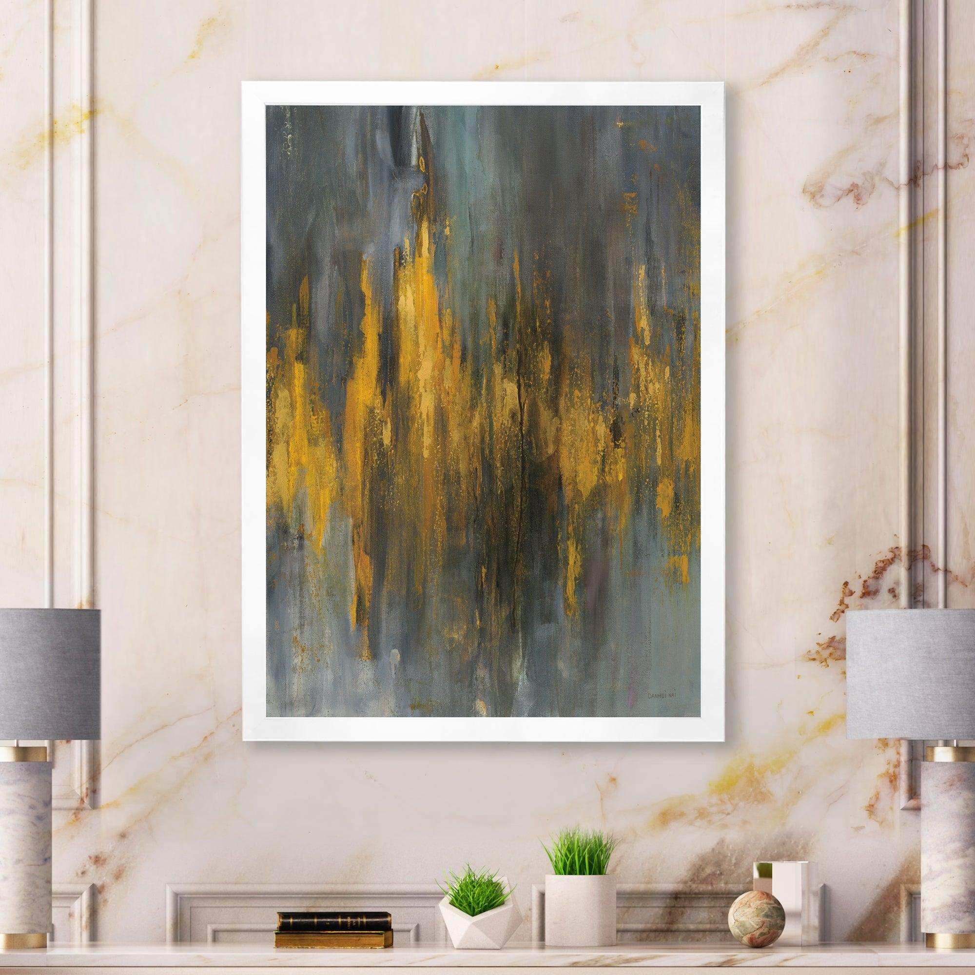 Black and Gold Glam Abstract