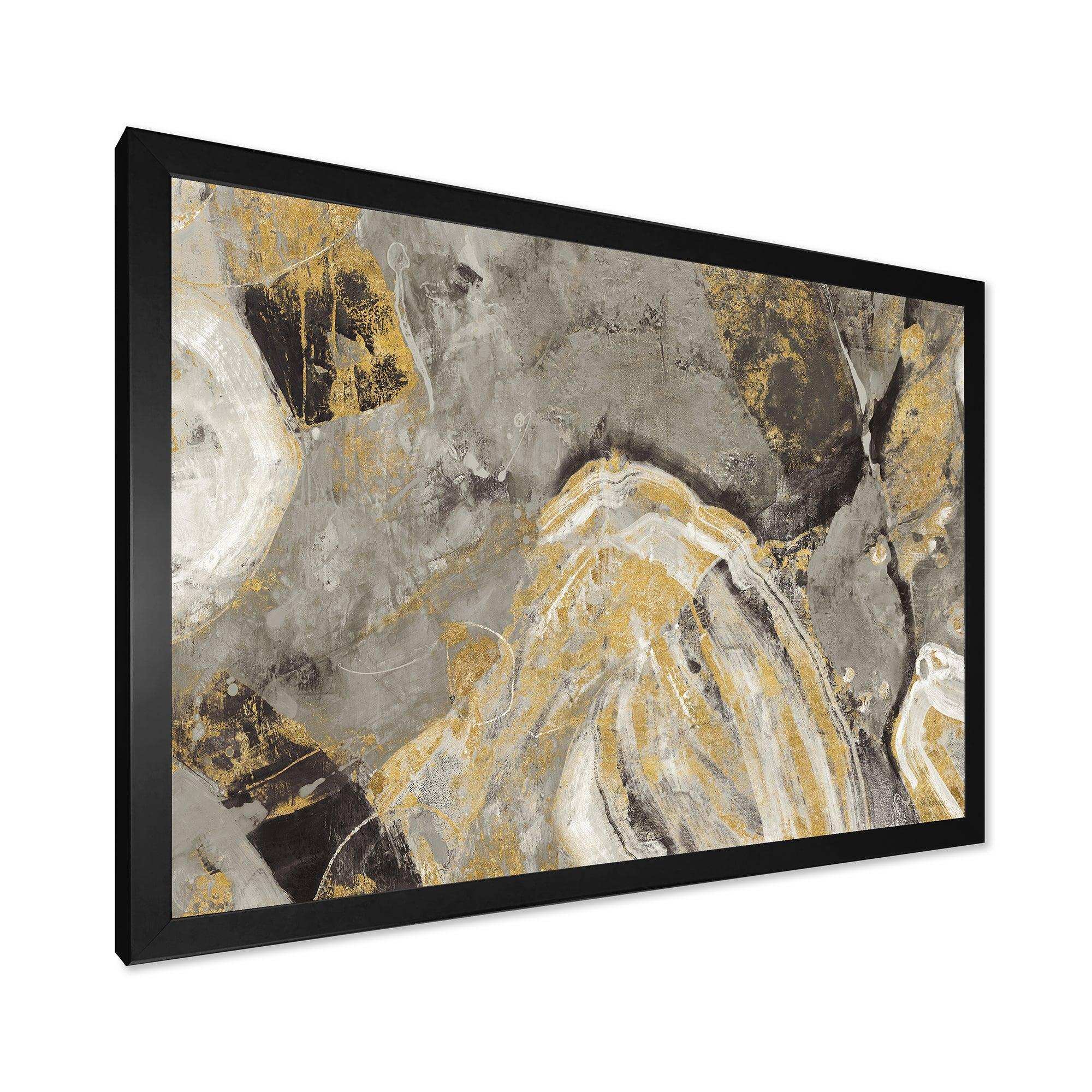 Painted Gold Stone