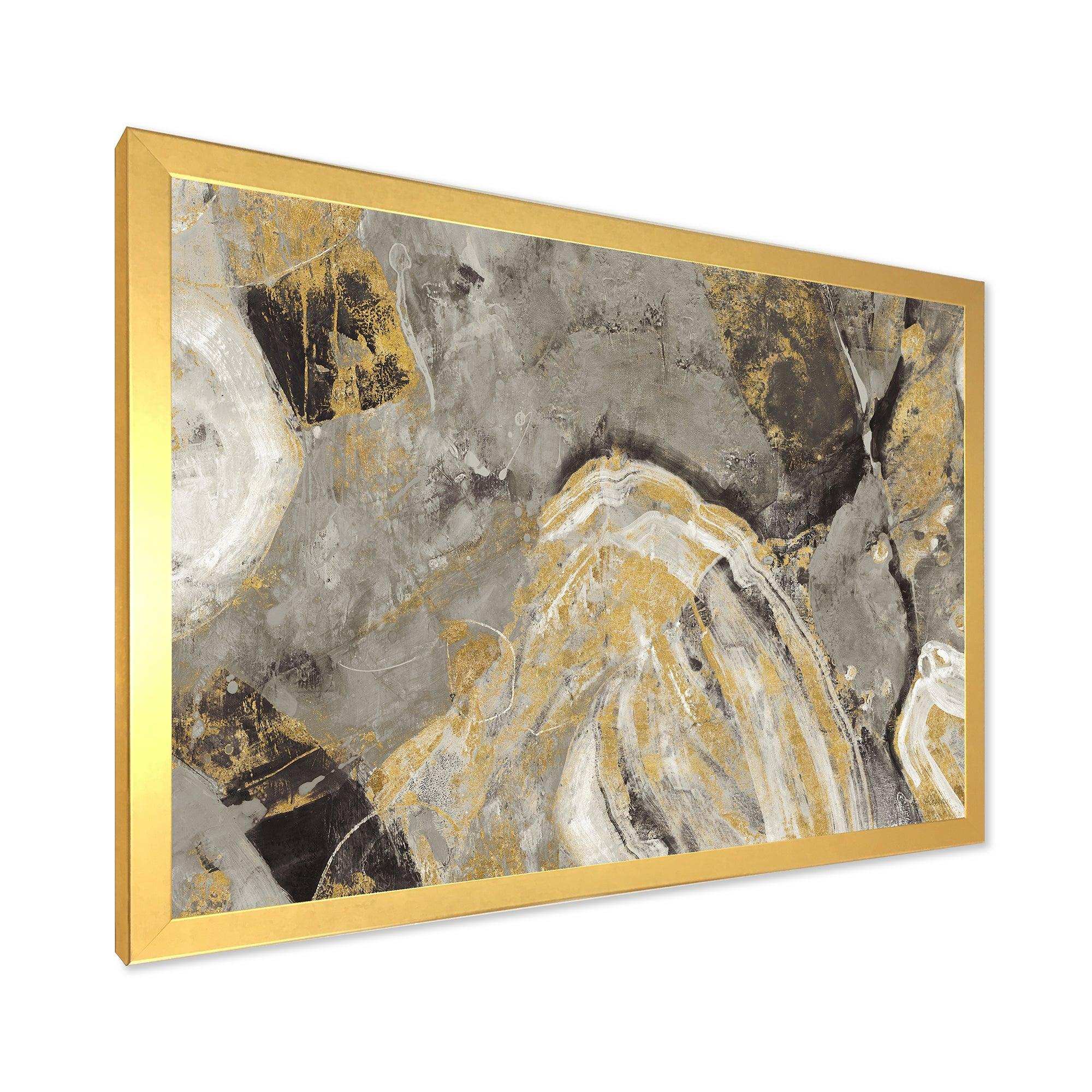 Painted Gold Stone