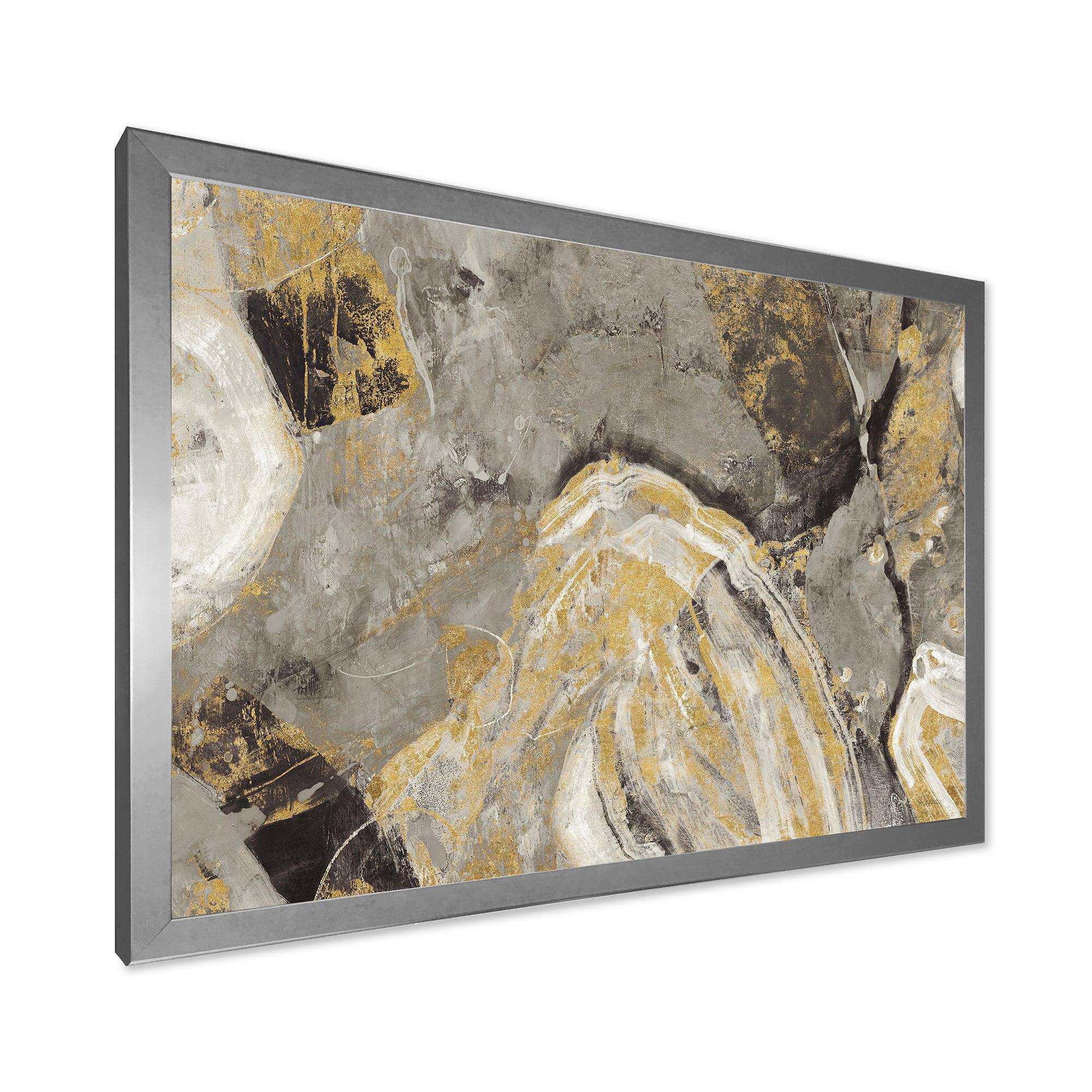 Painted Gold Stone