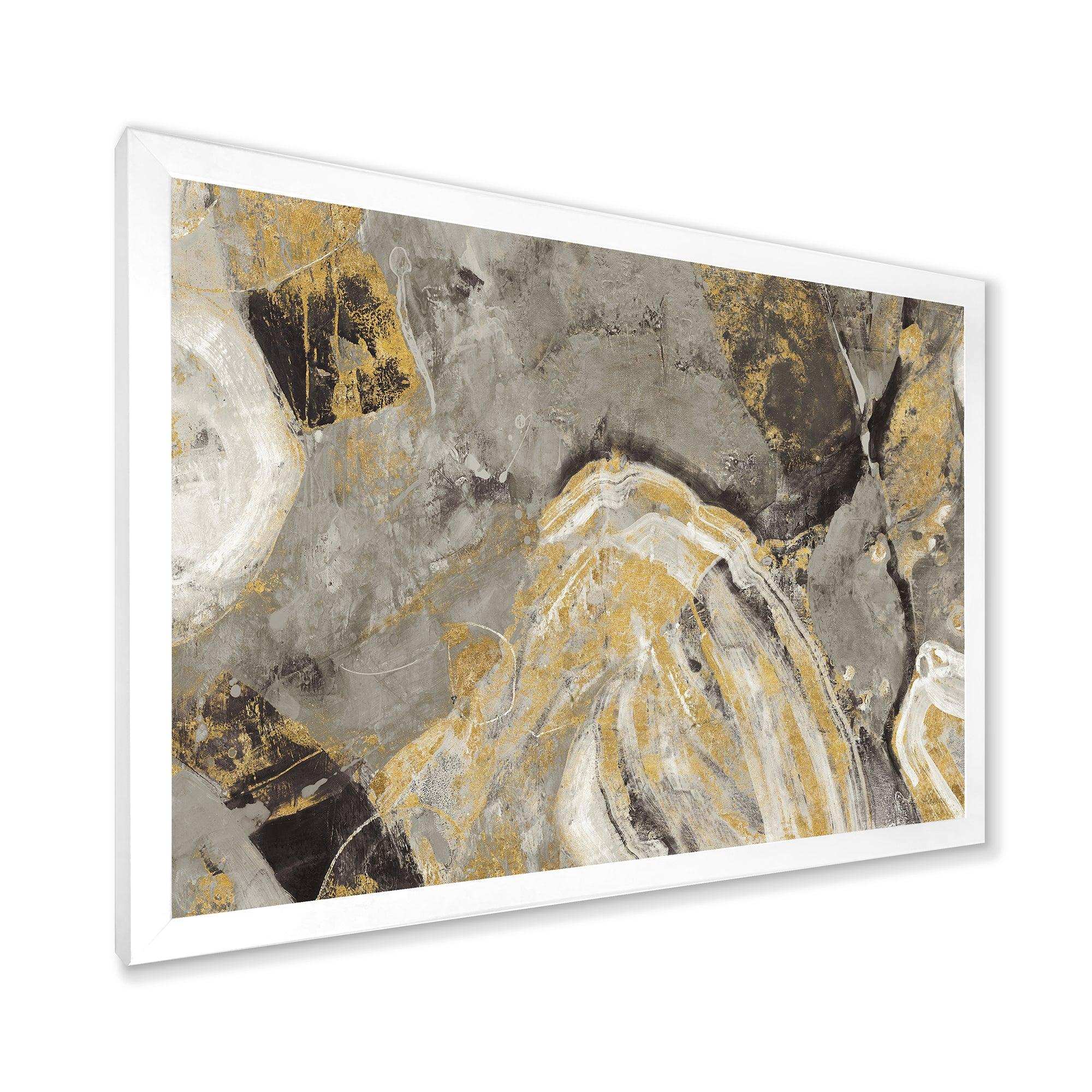 Painted Gold Stone