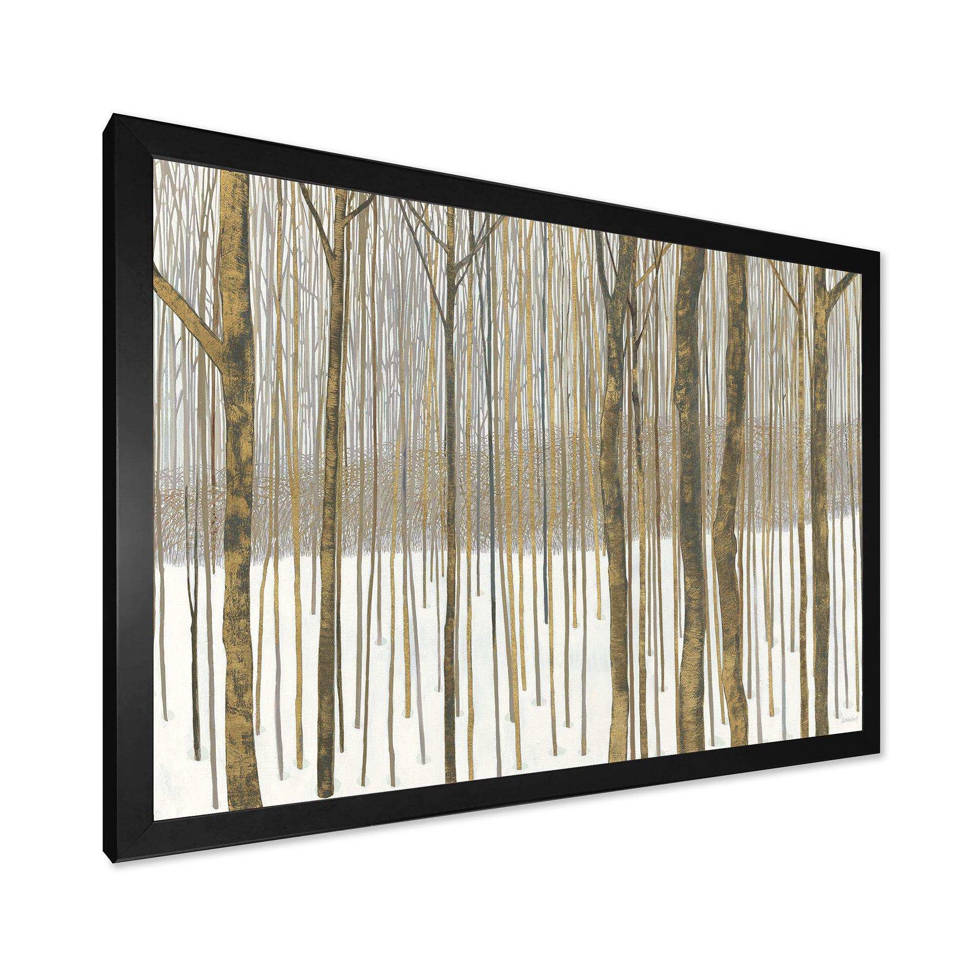 Forest in Winter Gold