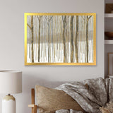 Forest in Winter Gold