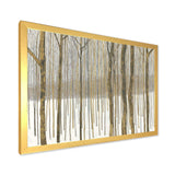 Forest in Winter Gold