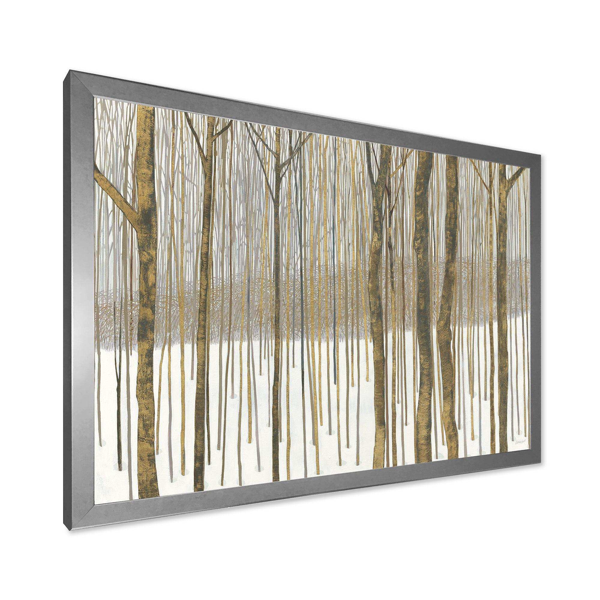 Forest in Winter Gold