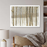 Forest in Winter Gold