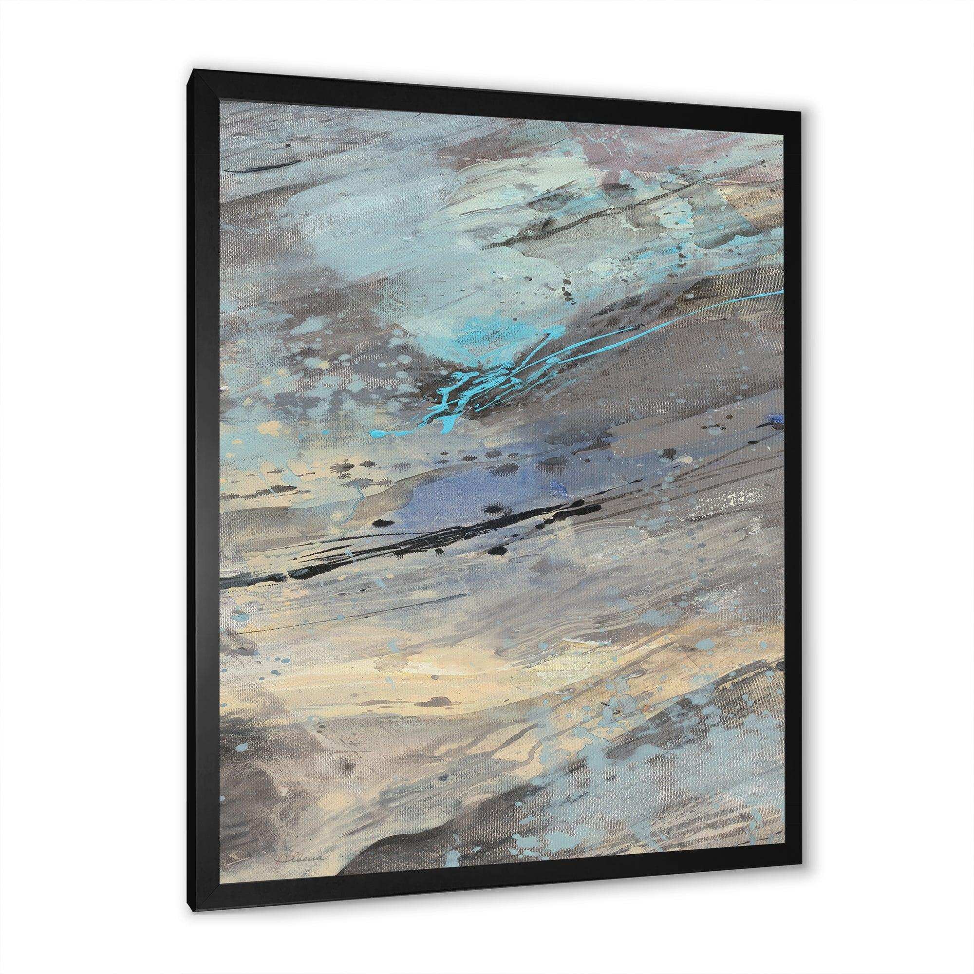 Rock Teal Panel I