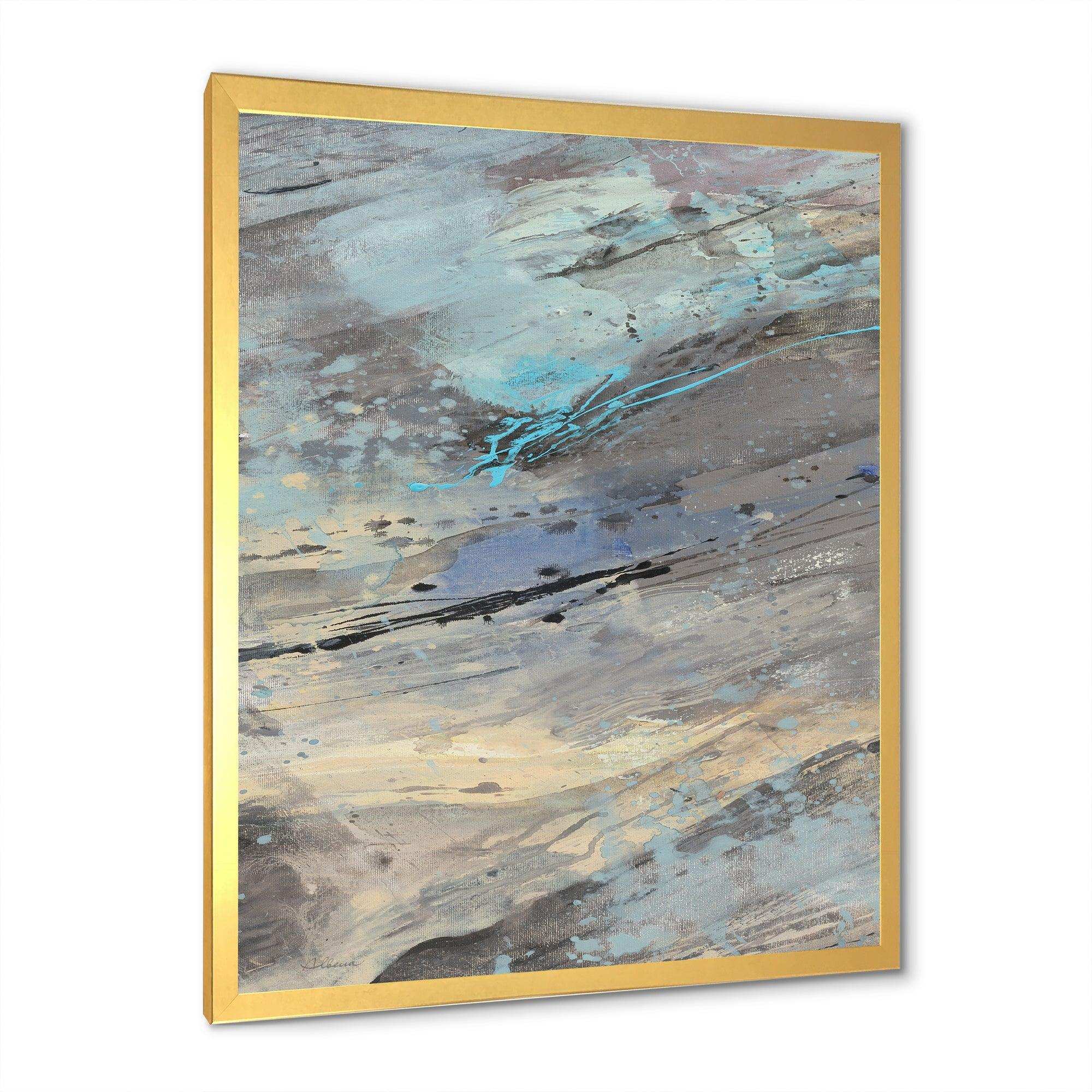 Rock Teal Panel I