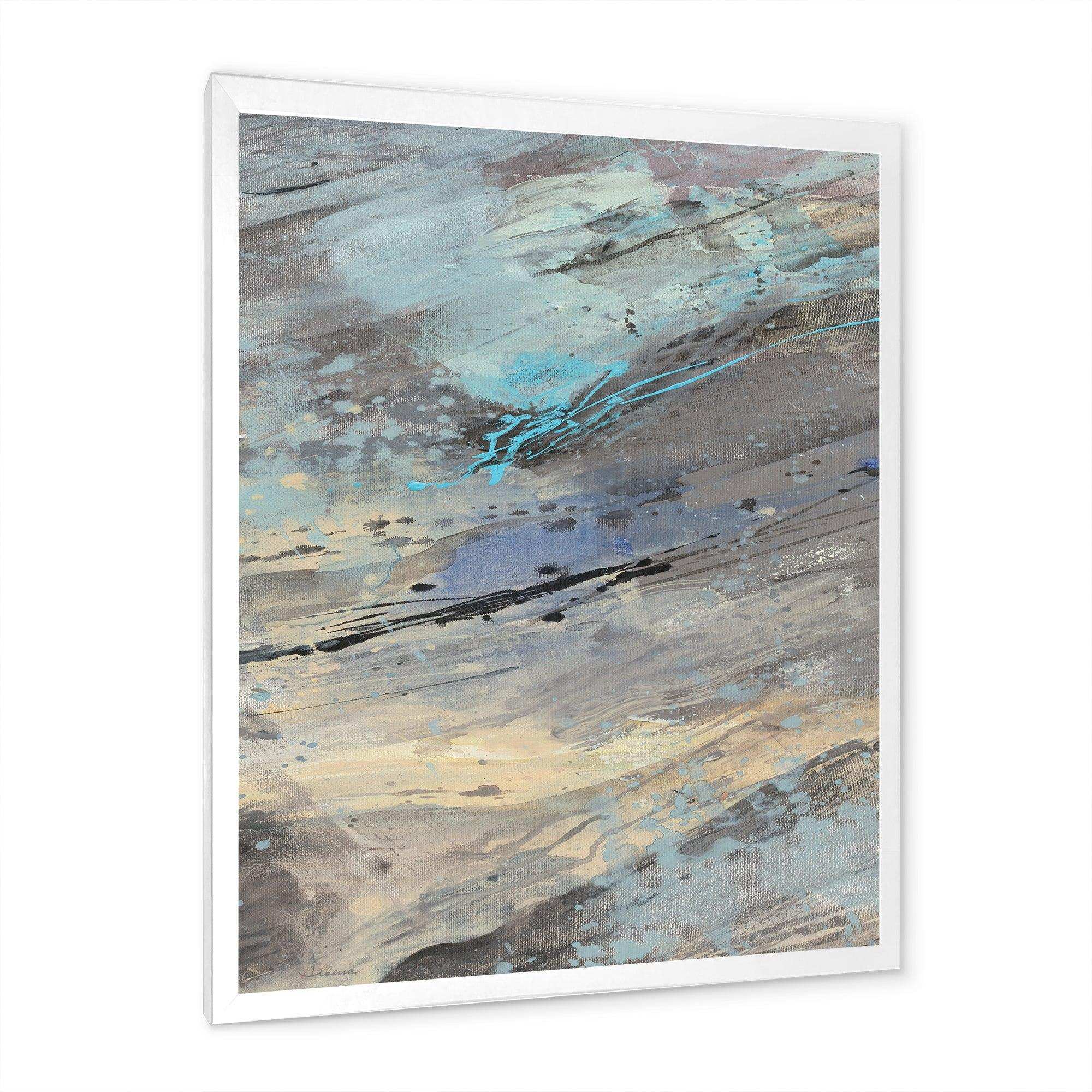Rock Teal Panel I