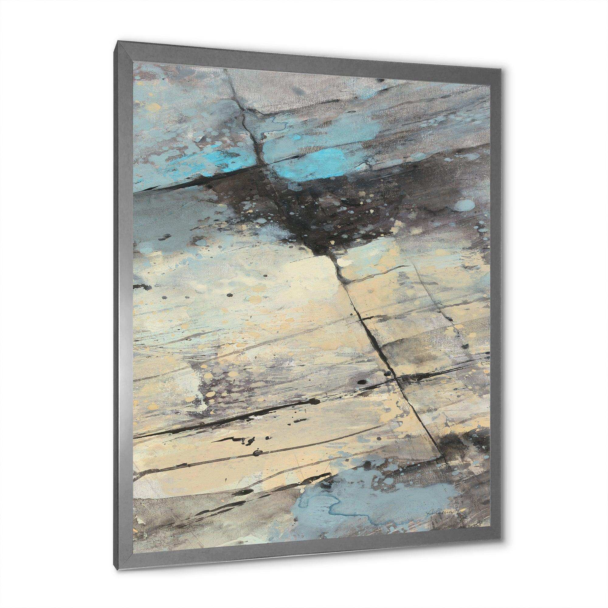 Rock Teal Panel II