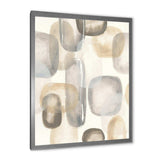 Neutral Oval Grey Stones I