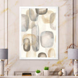 Neutral Oval Grey Stones I