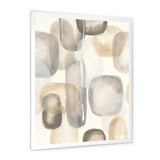 Neutral Oval Grey Stones I