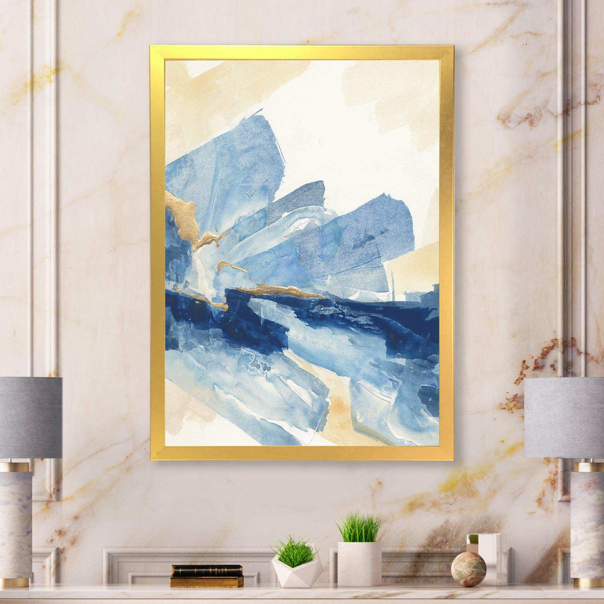 Metallic Gold Indigo I