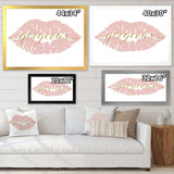 fashion Glam Lips on Gold II