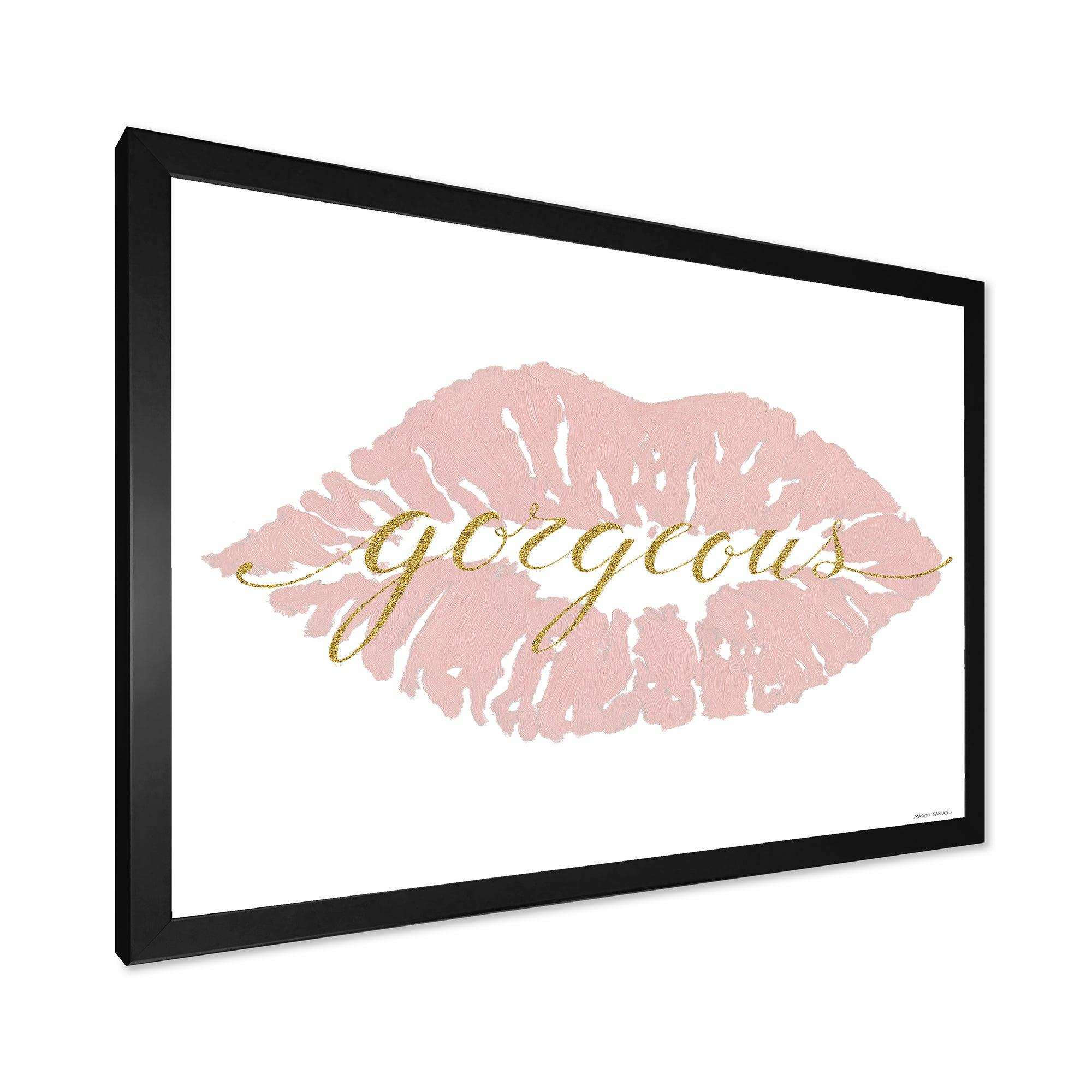 fashion Glam Lips on Gold II