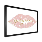 fashion Glam Lips on Gold II