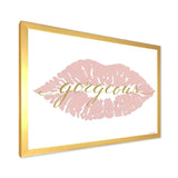 fashion Glam Lips on Gold II