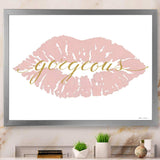 fashion Glam Lips on Gold II