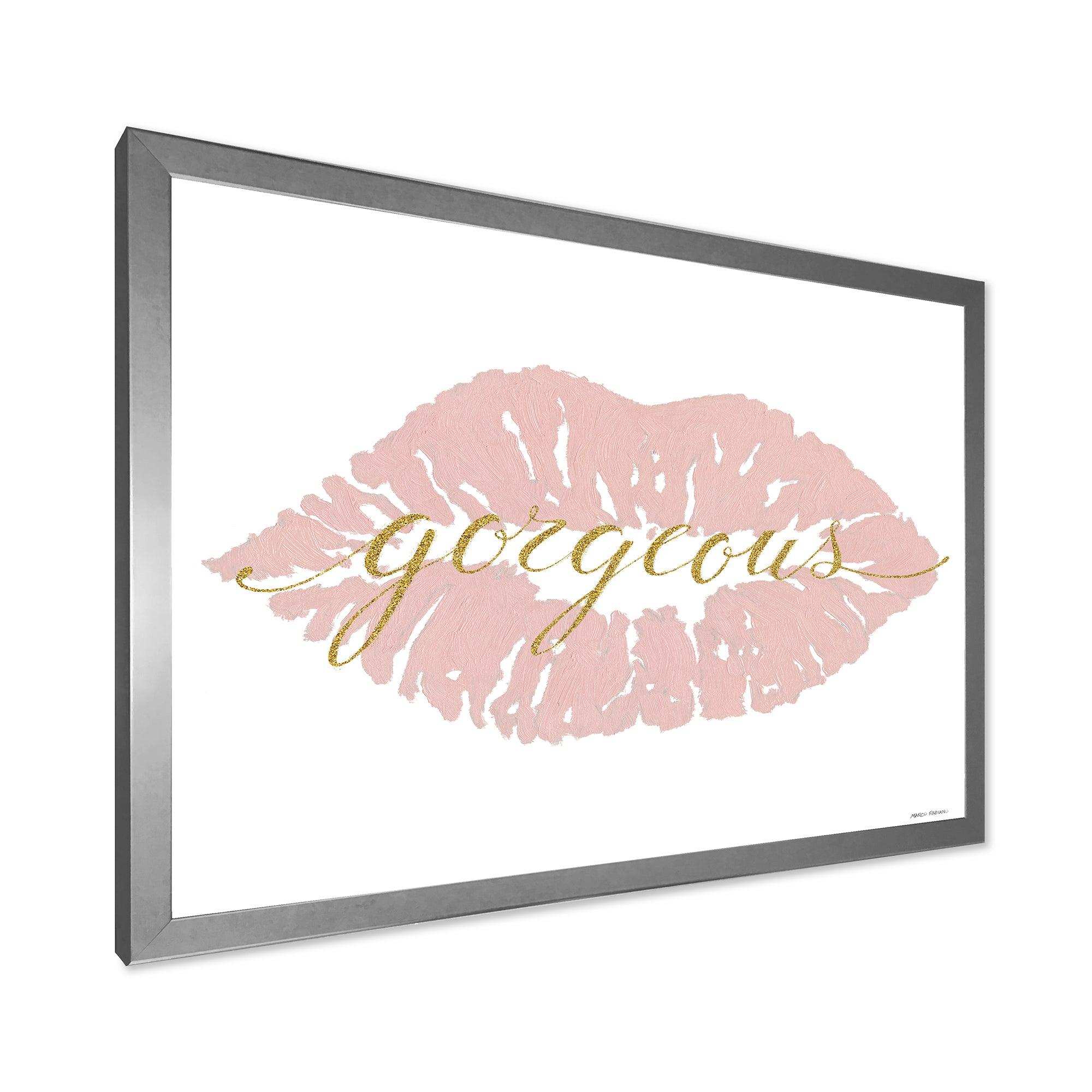 fashion Glam Lips on Gold II