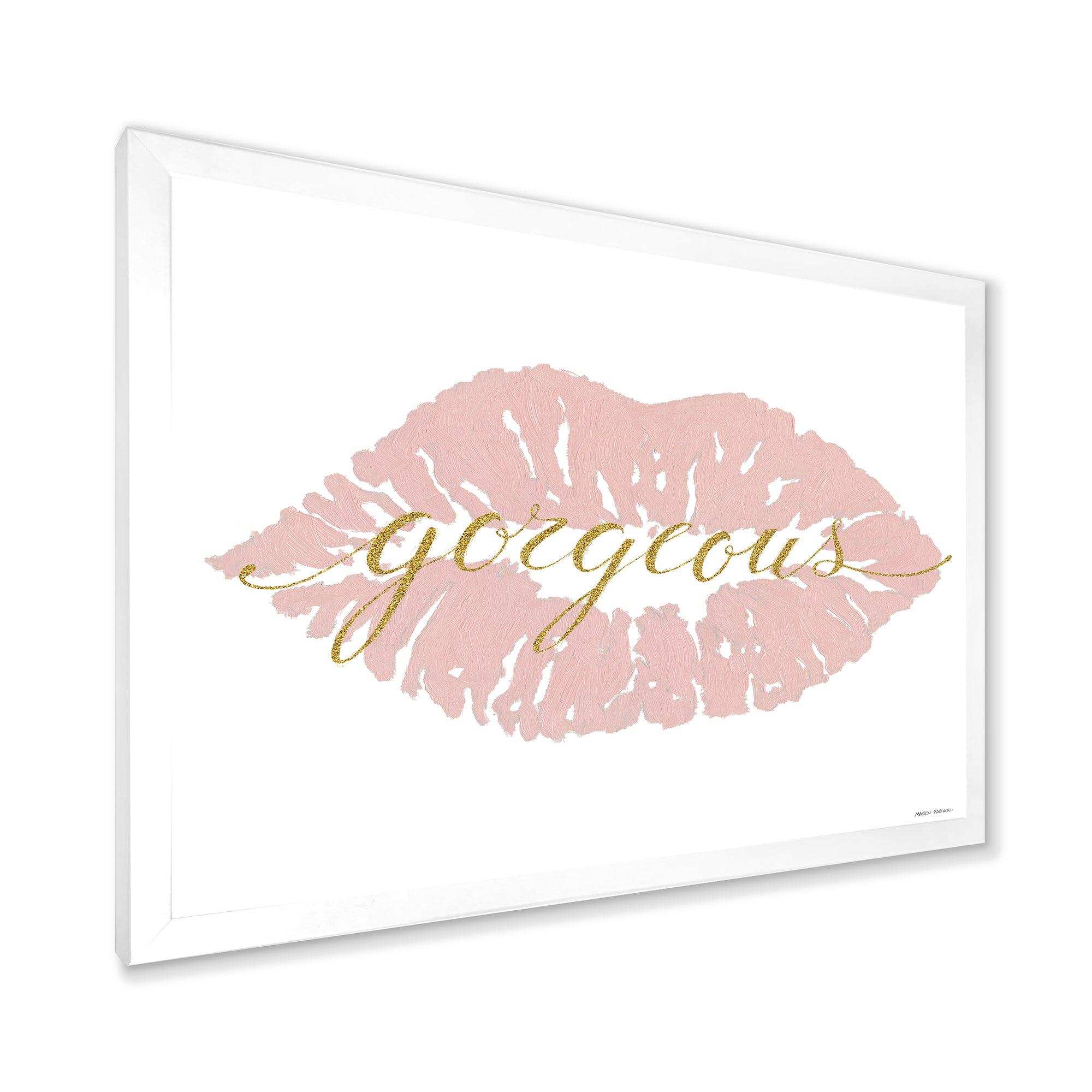 fashion Glam Lips on Gold II