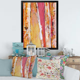 Orange Glam Natural Wood