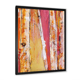 Orange Glam Natural Wood
