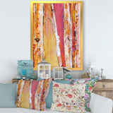 Orange Glam Natural Wood