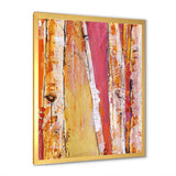 Orange Glam Natural Wood
