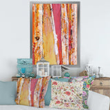 Orange Glam Natural Wood
