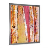 Orange Glam Natural Wood