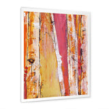Orange Glam Natural Wood