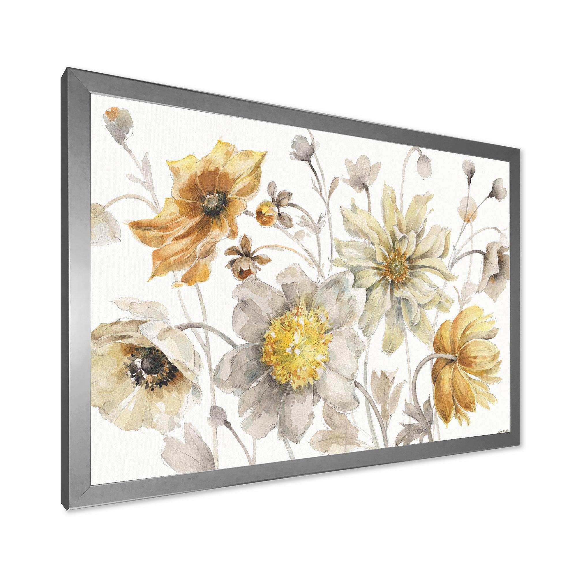 Fields of Gold Watercolor Flower VII