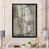 Grey Silver Geometric Composition