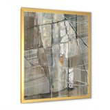 Grey Silver Geometric Composition