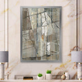 Grey Silver Geometric Composition