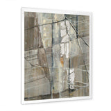 Grey Silver Geometric Composition